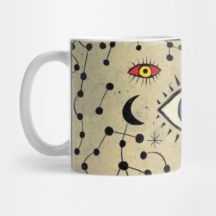 Eyes Cross Galaxy Mug